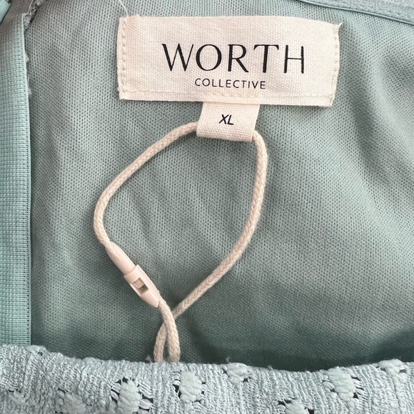 Worth collective Corrine Tiered Sleeve Maxi Dress with Pockets Bump Friendly XL - Picture 8 of 8